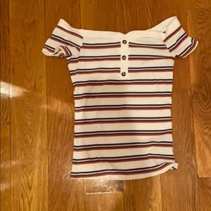 Off-The-Shoulder Shirt